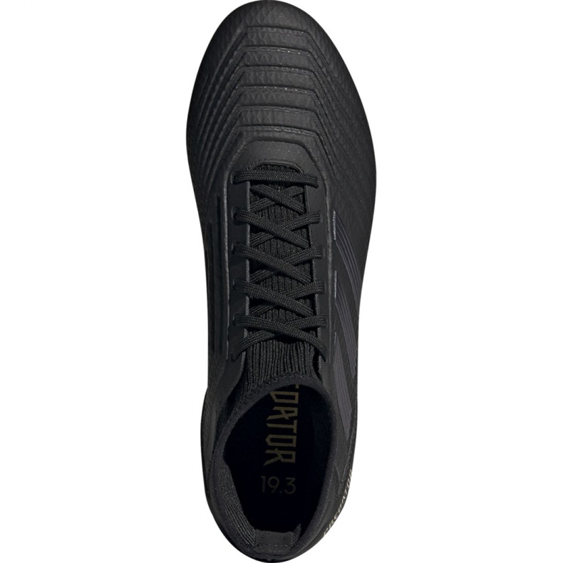 Adidas Predator 19.3 Fg M F35594 fotbollsskor svart svart 2