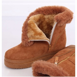 Snöskor på kamel PP-30 kamelpäls brun 1