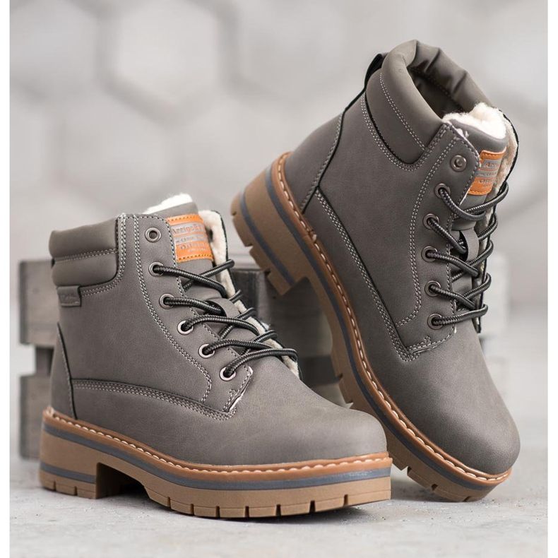 Arrigo Bello Varma vandringsskor grå 1