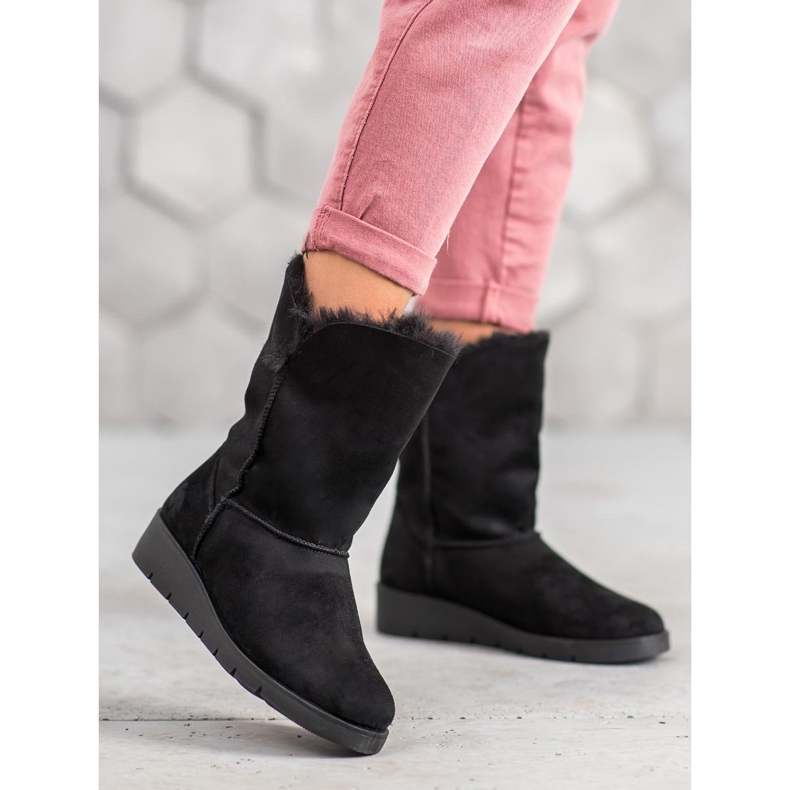 Kylie Varm Mukluki svart 2