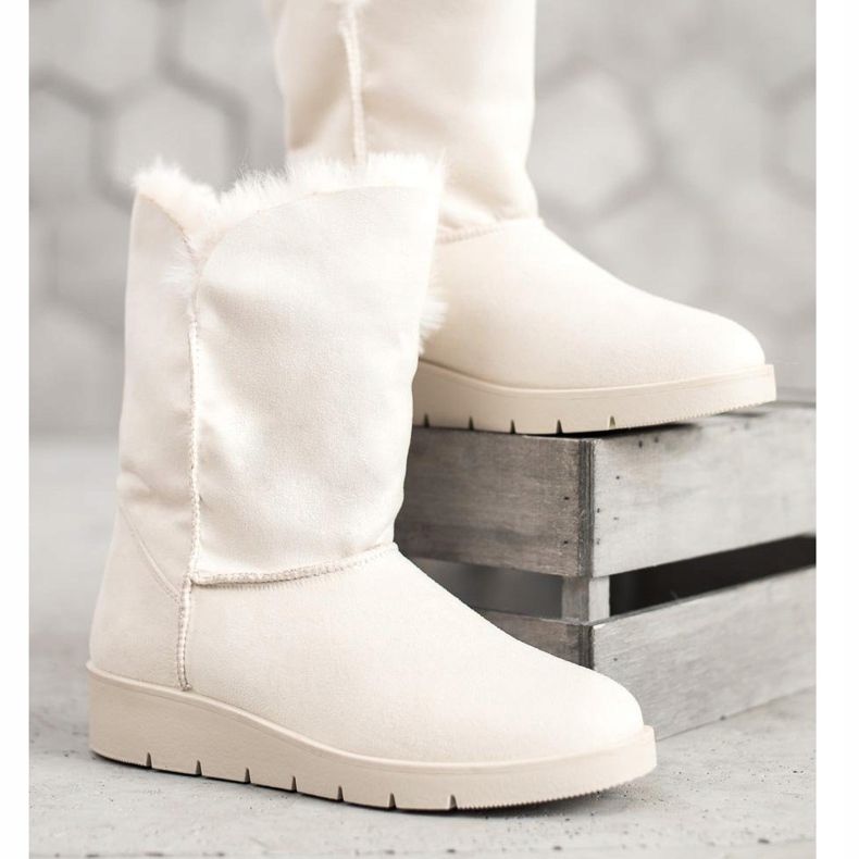 Kylie Varm Mukluki vit 2