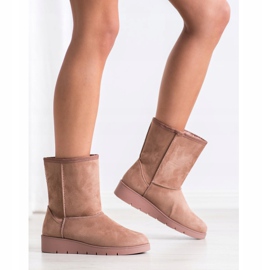 Kylie Hög Mukluki beige 2