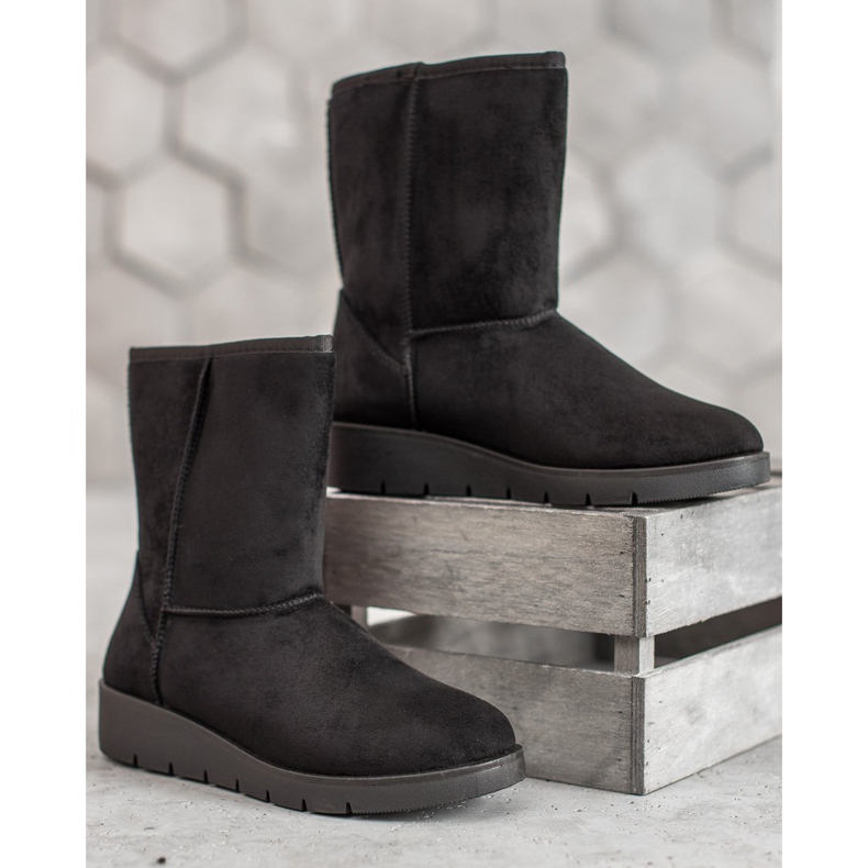 Kylie Hög Mukluki svart 1