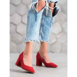 Seastar Eleganta pumpar röd 1