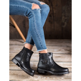 Gogo Arbetare Med Ett Spänne svart 1