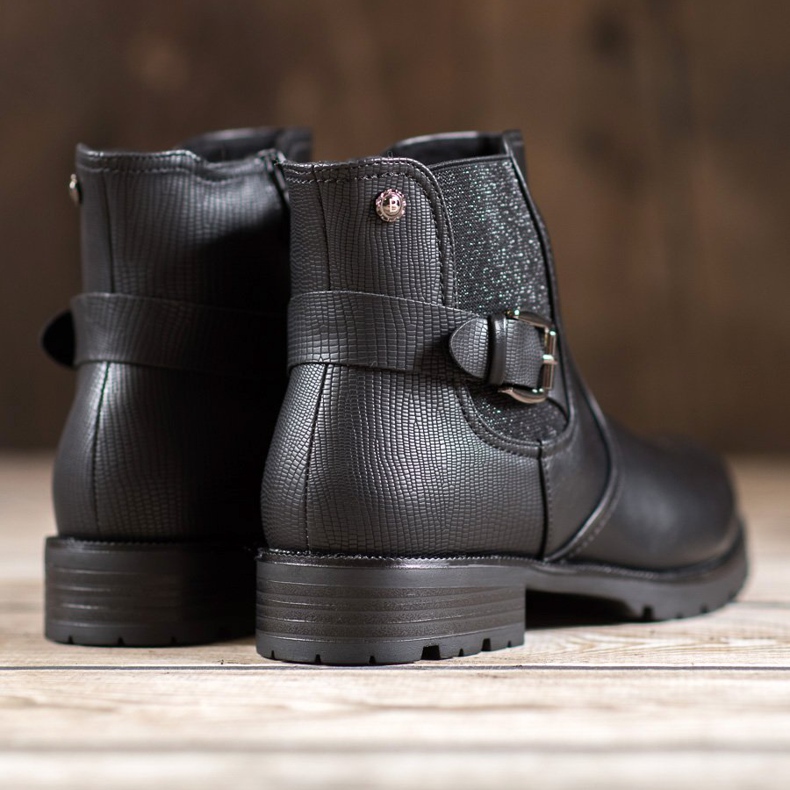 Gogo Arbetare Med Ett Spänne svart 2