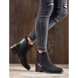 Erynn Svarta Jodhpur -stövlar Ormtryck 1