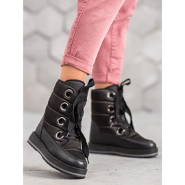 Muto Snöskor på plattformen svart 1