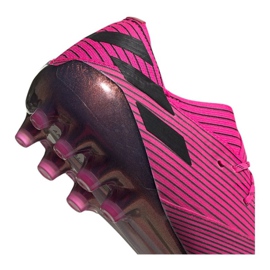 Adidas Nemeziz 19.1 Ag Fg M FU7033 fotbollsskor rosa rosa 1