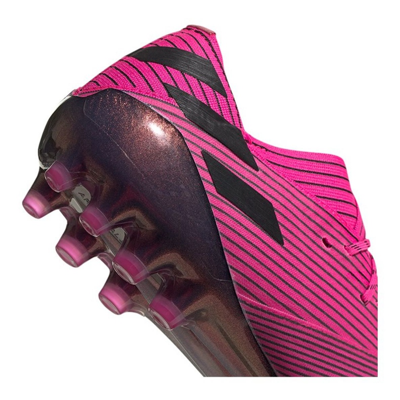Adidas Nemeziz 19.1 Ag Fg M FU7033 fotbollsskor rosa rosa 1