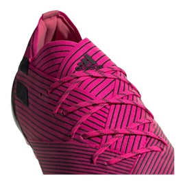 Adidas Nemeziz 19.1 Ag Fg M FU7033 fotbollsskor rosa rosa 3