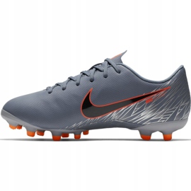Nike Mercurial Vapor 12 Academy Mg Jr AH7347 408 fotbollsskor mångfärgad grå 1