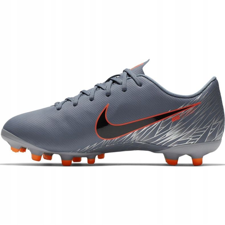 Nike Mercurial Vapor 12 Academy Mg Jr AH7347 408 fotbollsskor mångfärgad grå 1