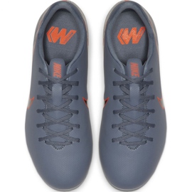 Nike Mercurial Vapor 12 Academy Mg Jr AH7347 408 fotbollsskor mångfärgad grå 2