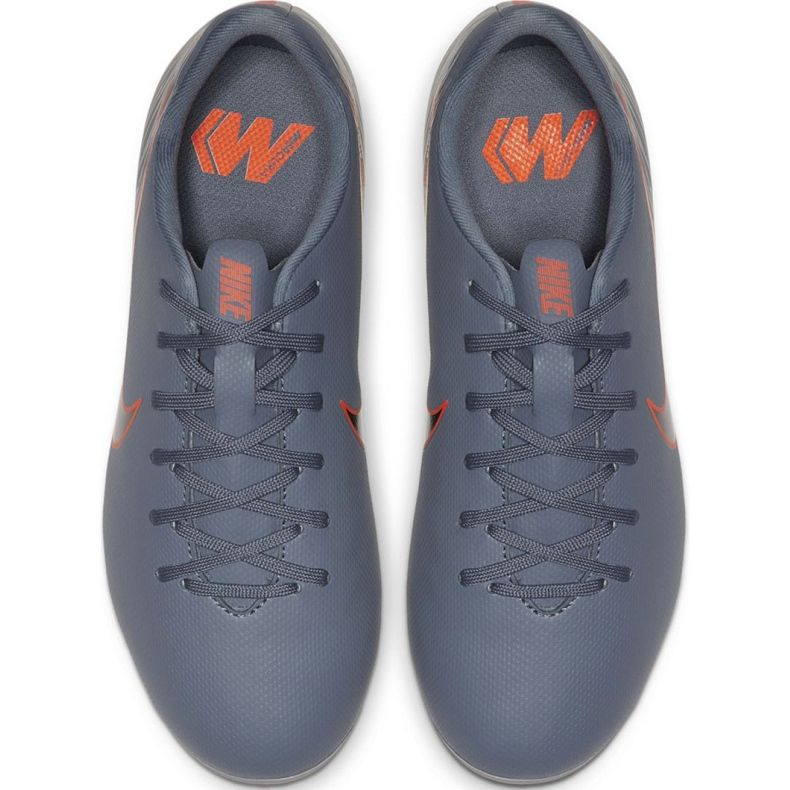 Nike Mercurial Vapor 12 Academy Mg Jr AH7347 408 fotbollsskor mångfärgad grå 2
