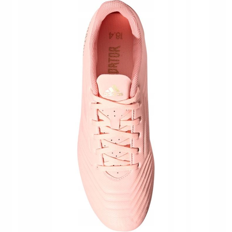 Adidas Predator 18.4 M FxG DB2008 fotbollsskor rosa rosa 2