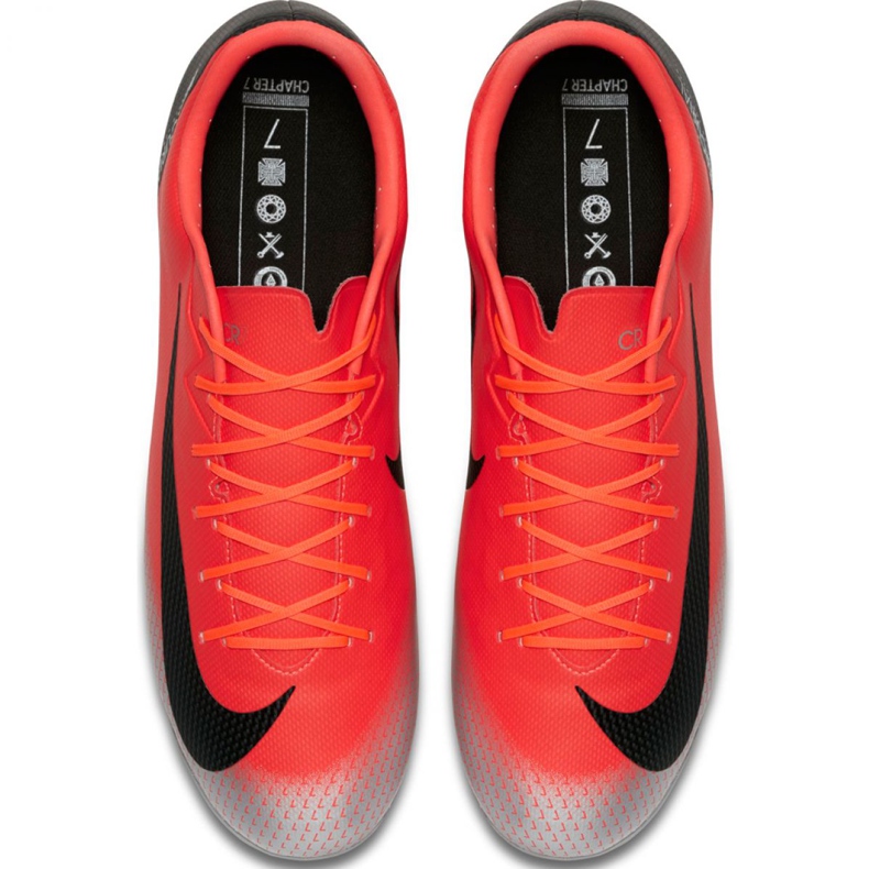 Nike Mercurial Vapor 12 Academy CR7 Mg M AJ3721 600 fotbollsskor mångfärgad röd 2