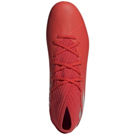 Adidas Nemeziz 19.3 Fg M F34389 fotbollsskor mångfärgad röd 1