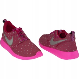 Nike Rosherun Print Gs W 677784-606 skor rosa 1