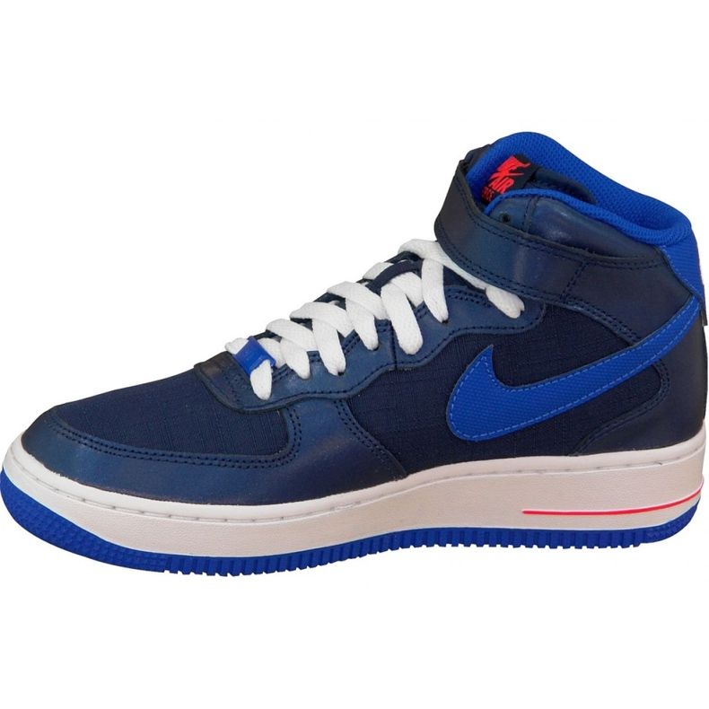 Nike Air Force 1 Mid Gs W 314195-412 skor marinblå 1