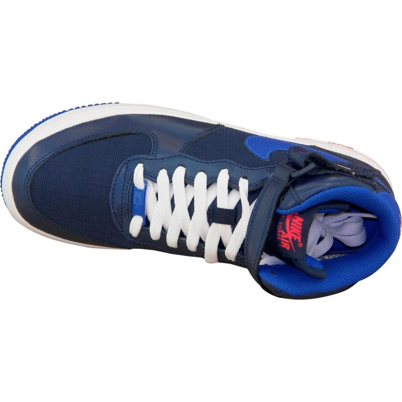 Nike Air Force 1 Mid Gs W 314195-412 skor marinblå 2