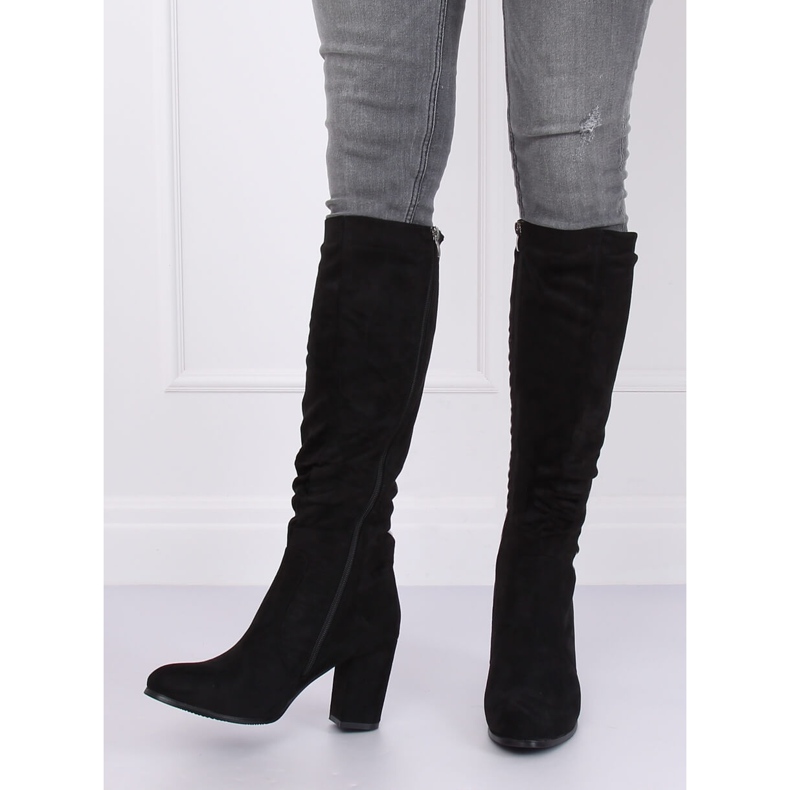 Klassiska svarta höga klackar 750-05 Svart 1