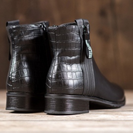 Erynn Stövlar med dekorativ dragkedja svart 1