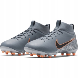 Nike Mercurial Superfly 6 Academy Mg Jr AH7337 408 fotbollsskor mångfärgad grå 2