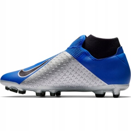Nike Phantom Vsn Academy Df FG / MG M AO3258 400 fotbollsskor mångfärgad blå 1