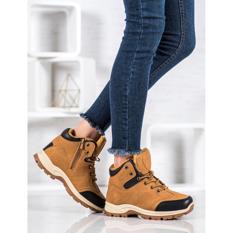 SHELOVET Isolerade sportfällare brun 1