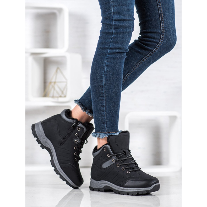 SHELOVET Isolerade sportfällare svart 1