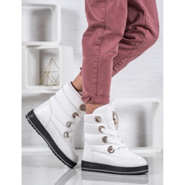 Muto Snöskor på plattformen vit 1