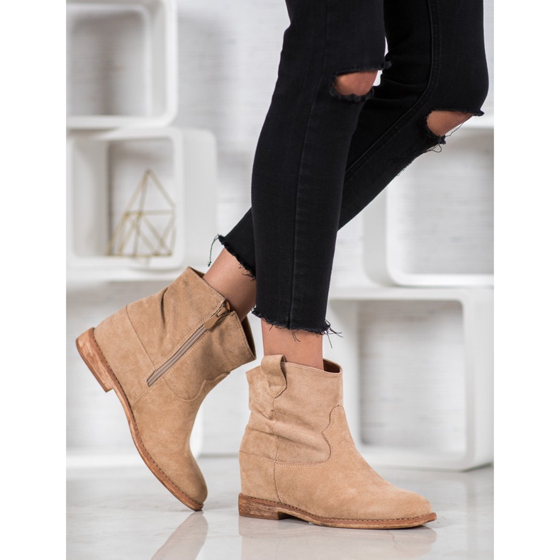 Bella Paris Cowboystövlar på en kil mångfärgad 1