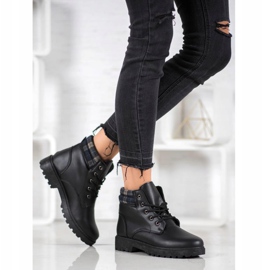 SHELOVET Bekväma fällare på plattformen svart 2