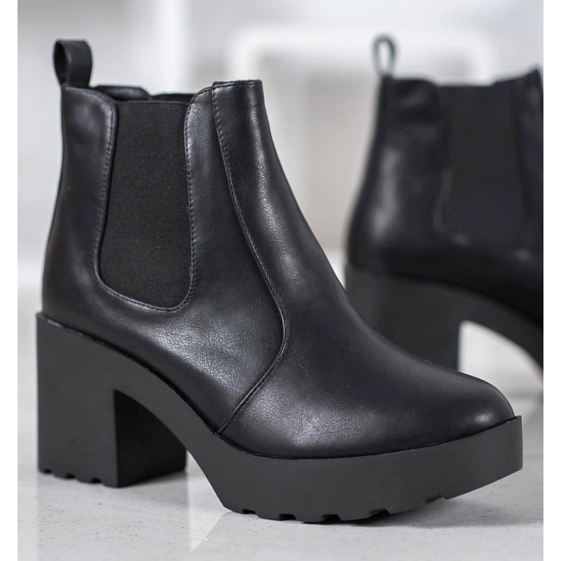 Weide Mode Chelsea stövlar svart 2