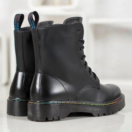 Bella Paris Snörda arbetare svart 1