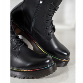 Bella Paris Snörda arbetare svart 2