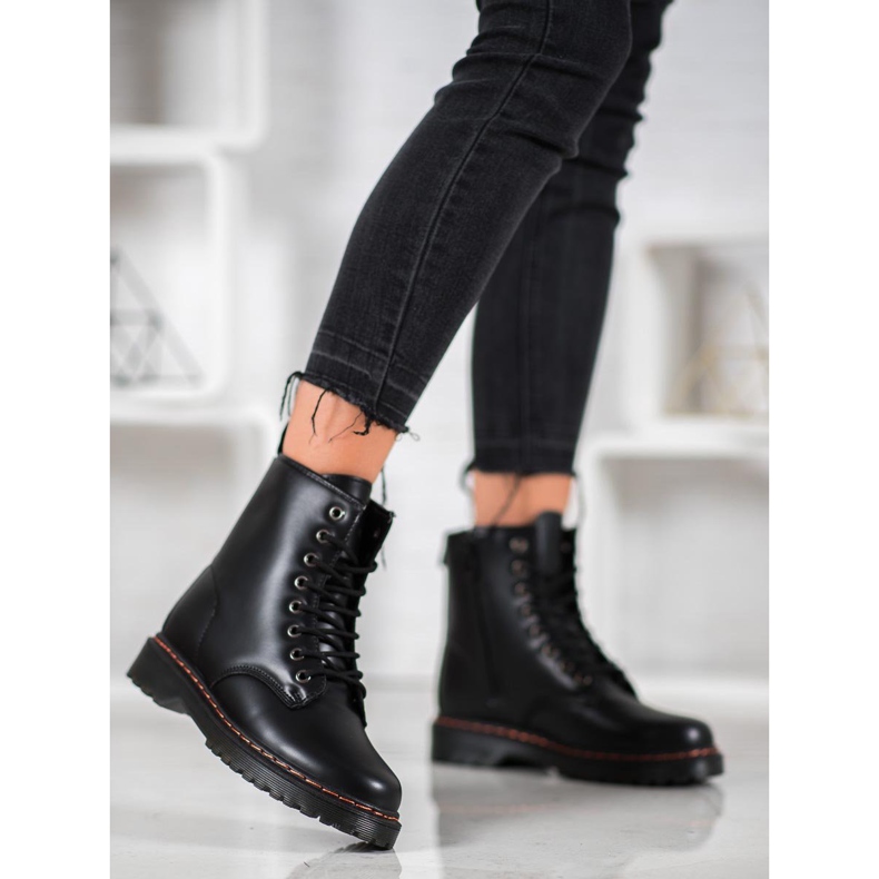 SHELOVET Svarta arbetare med ekoläder 2