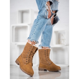 SHELOVET Kamelfångare med päls brun 1