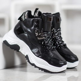 Bella Paris Mode snörskor svart 2