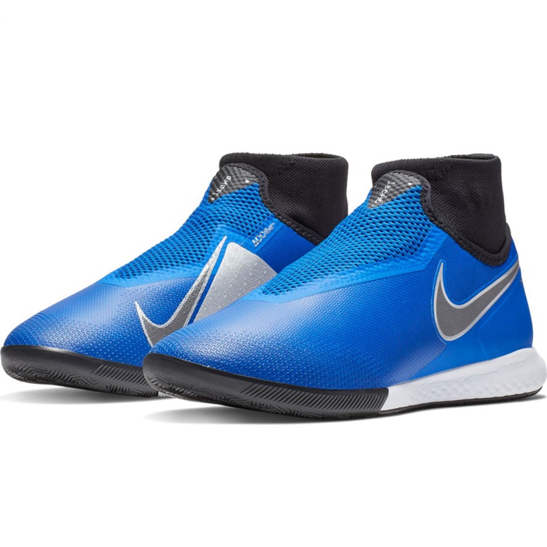 Nike React Phantom Vsn Pro Df Ic M AO3276 400 fotbollsskor mångfärgad blå 2