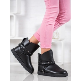 SHELOVET Mukluki med ekoläder svart 1