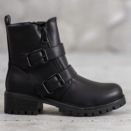 SHELOVET Svarta arbetare med spännen 1