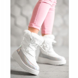 Bella Paris Mode snöskor vit 2