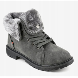 Grå damisolerade stövlar TL54-3 1