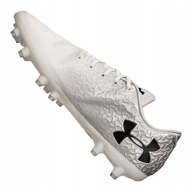 Under Armour Magnetico Pro Fg M 3000 111-100 fotbollsskor vit grå 1