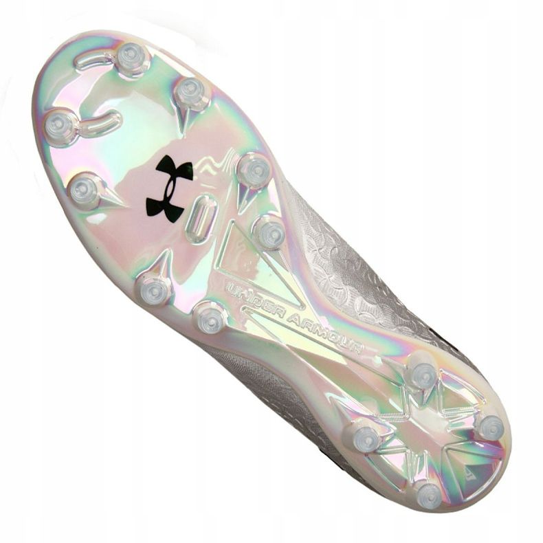 Under Armour Magnetico Pro Fg M 3000 111-100 fotbollsskor vit grå 2