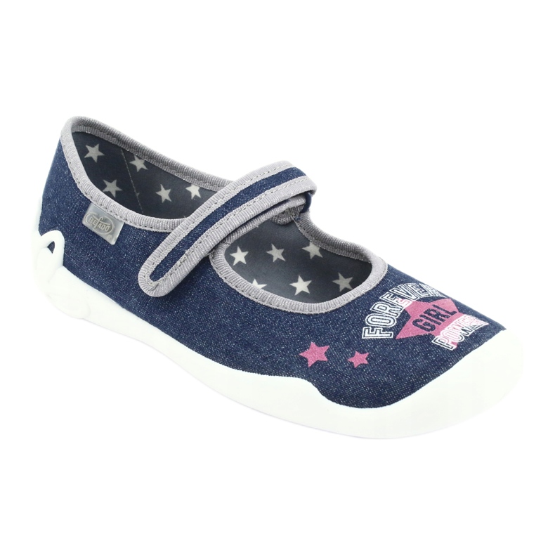 Befado barnskor 114Y369 blå rosa grå 1