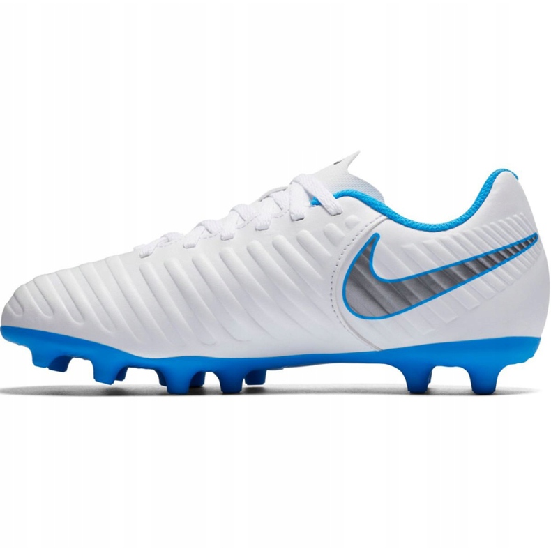 Nike Tiempo Legend 7 Club Fg Jr AH7255 107 fotbollsskor mångfärgad vit 1
