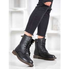 SHELOVET Moderiktiga fällare med ekoläder svart 1